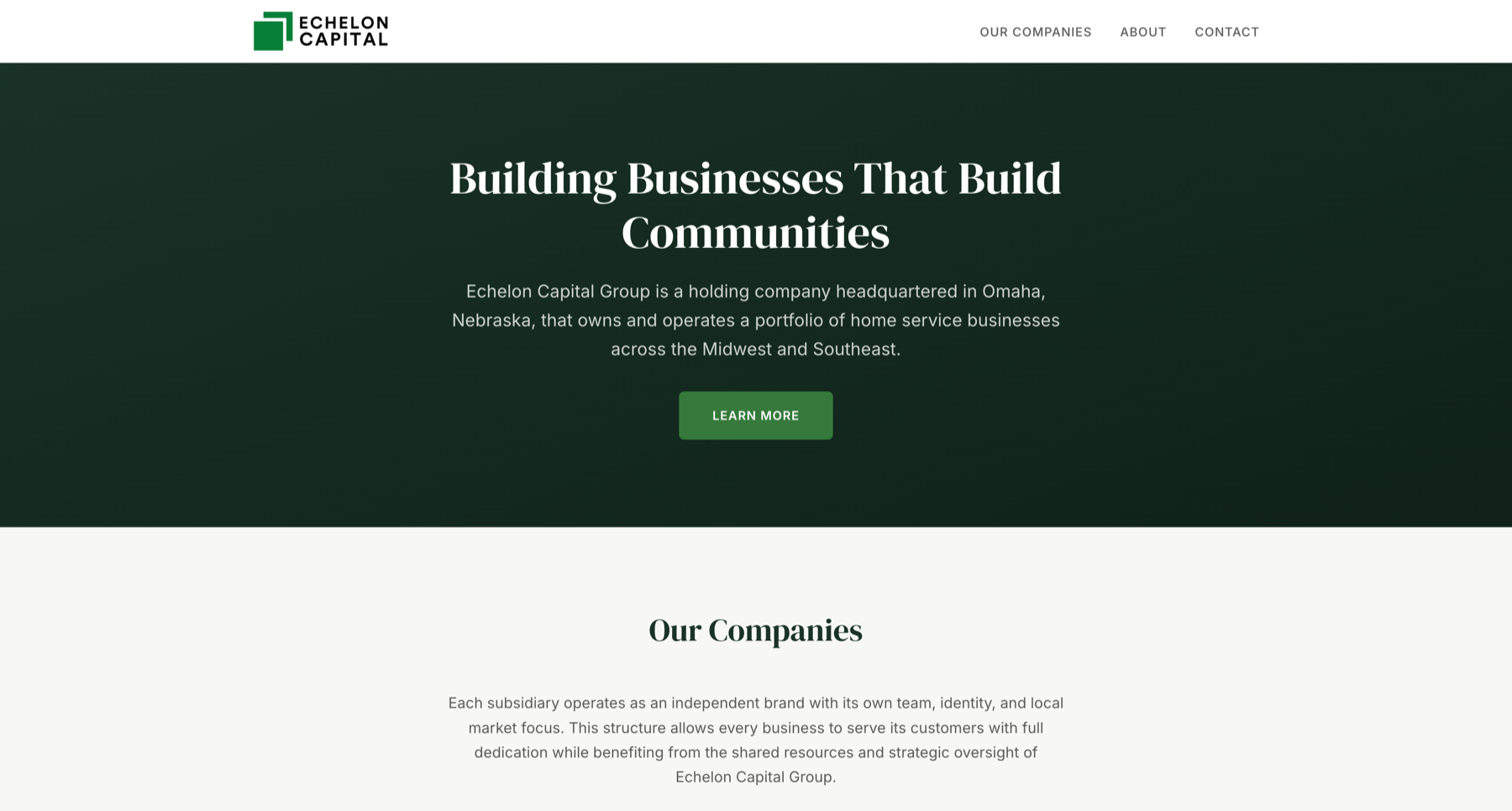 Echelon Capital Group screenshot